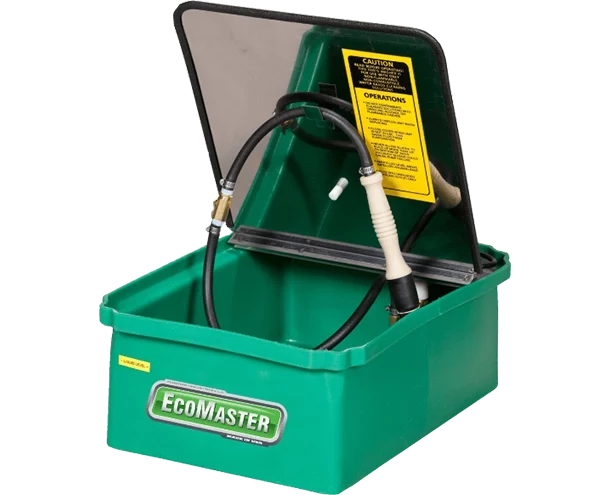 EcoMaster 50 Bench Top Parts Washer Works best with Heavy Duty Degreaser