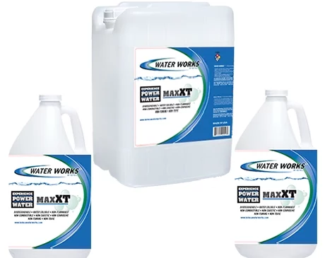 Max XT aqueous degreaser is our most concentrated cleaner